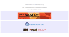 Desktop Screenshot of faidley.org